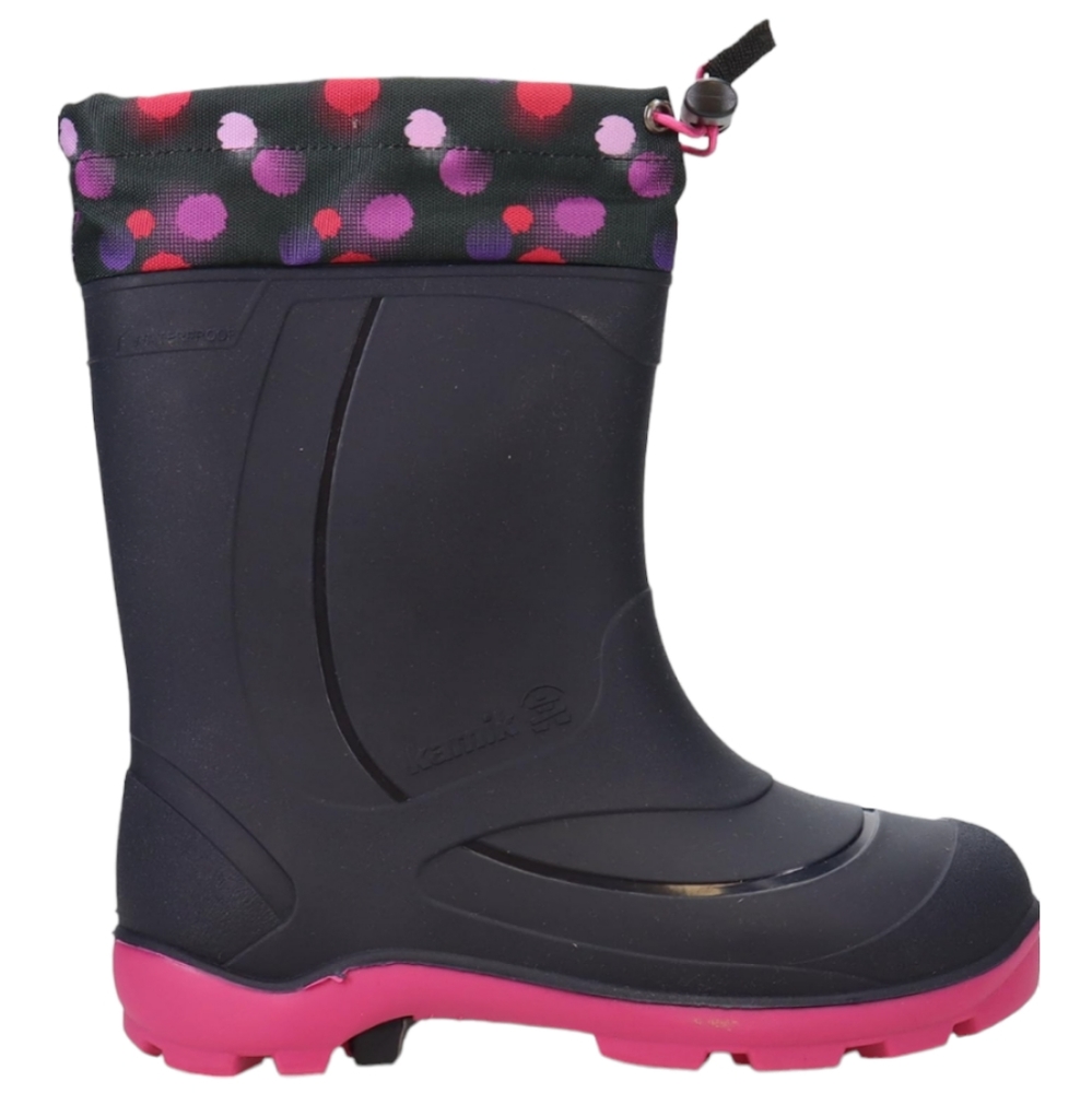Kamik Snobuster2 Insulated Waterproof Winter Boots Youth Size 5 Navy Magenta